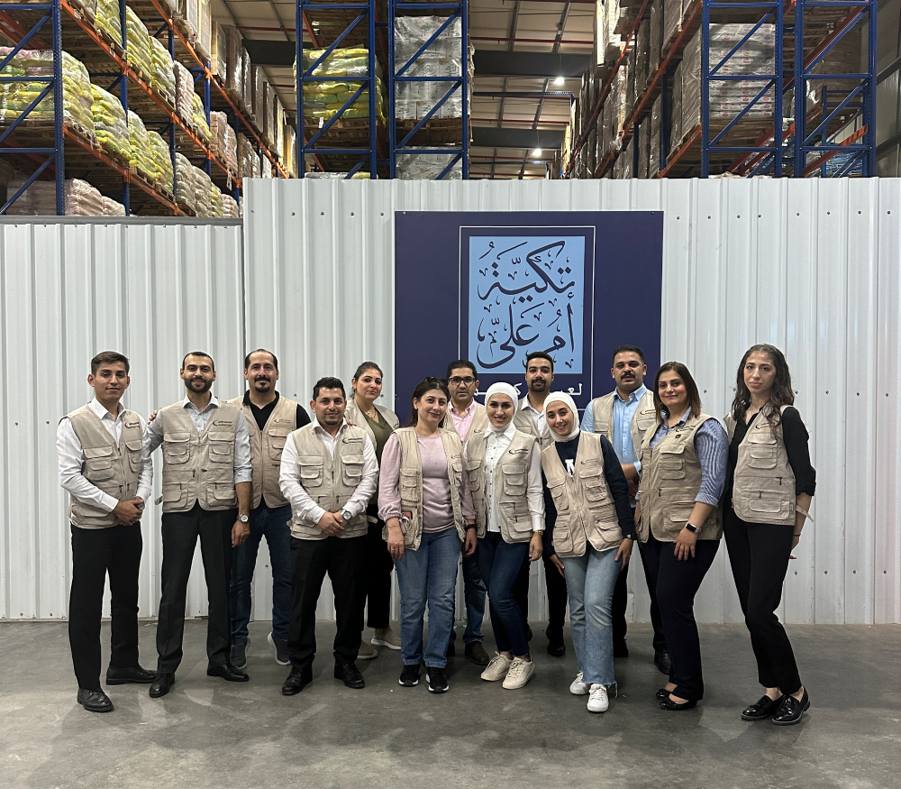 The Specialized Leasing Company's employees volunteered in the "For You Gaza" campaign launched by Tkiyet Um Ali in cooperation with the Jordanian Hashemite Charity Organization of Jordan. 