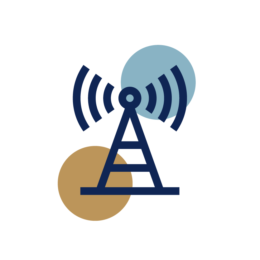 Telecommunications and other service sectors. 
